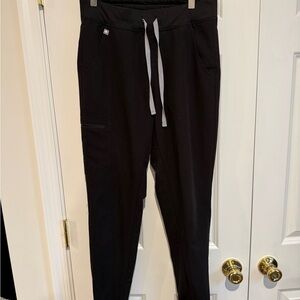 Figs Black Technical Jogger Pants